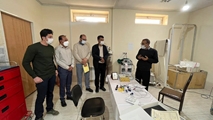 اهدای یک دستگاه ECG (نوار قلب) به مرکز خدمات جامع سلامت شهر ایج - استهبان