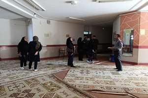 بازدید تیم مشترک مرکز بهداشت استهبان و آموزش و پرورش از مدارس شبانه‌روزی استهبان