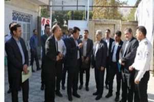 بازدید رئیس دانشگاه علوم پزشکی شیراز و فرماندار استهبان از پایگاه اورژانس ۱۱۵ شهری این شهرستان