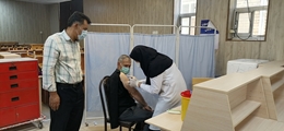 واکسیناسیون کرونا شهر استهبان