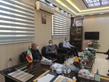 به مناسبت هفته دولت، دیدار رئیس شبکه بهداشت، درمان و آموزش شهرستان استهبان و هیات همراه با فرماندار شهرستان