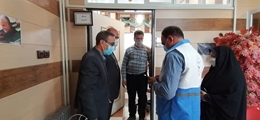 بازدید سرزده مسئولین ستاد مقابله با کرونا شهرستان استهبان از ادارات سطح شهر