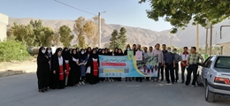برگزاری پویش سلامتی را قدم بزن در استهبان