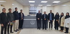 بازدید شبانه مسئولان شبکه بهداشت و درمان استهبان از پروژه‌های دهه فجر