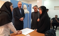 بازدید معاون فرماندار و رئیس شبکه بهداشت و درمان استهبان از درمانگاه کریمی
