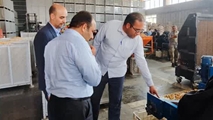 بازدید ریاست شبکه بهداشت و معاون بهداشتی شهرستان استهبان از شرکت بسته‌بندی انجیر