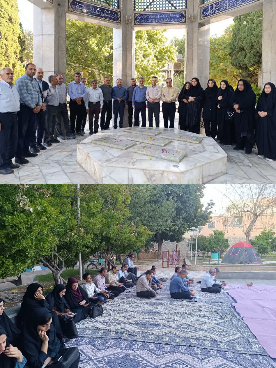 تجدید میثاق جامعه پزشکی شهرستان استهبان با آرمان‌های شهدا در هفته دولت؛ ادای احترام به خدمتگزاران واقعی